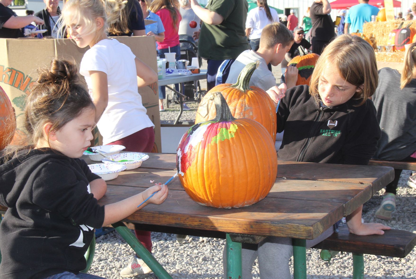 Pumpkin decorating